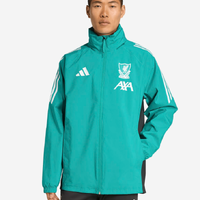 เสื้อแจ็คเก็ตกันฝนลิเวอร์พูลอาดิดาส 25-26 European Rain ของแท้