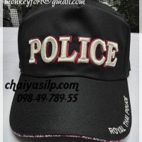 5. หมวกแก๊ป ตำรวจ Police ใหญ่