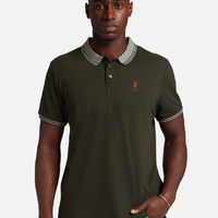 เสื้อโปโลลิเวอร์พูล Honeycomb Waffle Polo Khaki ของแท้