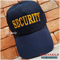 1.หมวกแก็ป(ตุ๊กแก) Security สีกรม