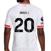 เสื้อลิเวอร์พูล 2024 2025 ชุดที่3 เวอร์ชั่นนักเตะ DIOGO J. 20 อาร์มพรีเมียร์ลีก+No Room For Racism ของแท้