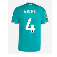 เสื้อลิเวอร์พูล 2025 2026 ชุดที่3 เวอร์ชั่นนักเตะ VIRGIL 4 อาร์มทอง No Room ของแท้