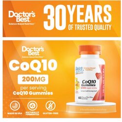 Doctor's Best, CoQ10 Gummies, Mango Madness, 200 mg, 60 Gummies
