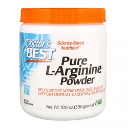 Doctor's Best, Pure L-Arginine Powder, 10.6 oz (300 g)