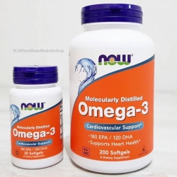 Now Foods, Omega-3 180 EPA/120 DHA 200 Softgel