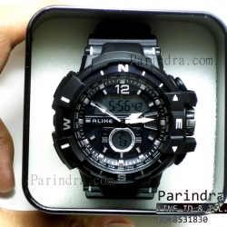นาฬิกาข้อมือ ALIKE Sport Watch รุ่น AK14109 สีดำพิมขาว