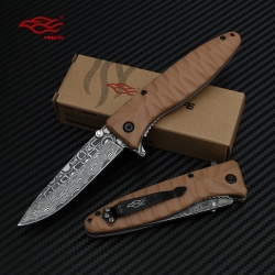 มีดพับ GANZO FIREBIRD F620-Y2 ด้ามสีน้ำตาลอ่อน ของแท้ 100%