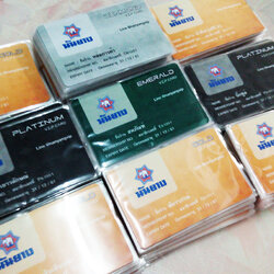 ทำบัตรรายชื่อ Pvc 0.5 Card พิมพ์การ์ด มีชื่อสมาชิกไม่ซ้ำกัน