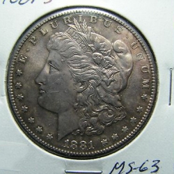 เหรียญเงินหายาก Silver Morgan Dollar Value (United States) ของแท้ 100%