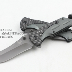 มีดพับ Benchmade ตัวเปิดเร็ว ลายด้ามสีเทา ผสมเคฟล่า ( DA31 )
