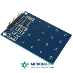 โมดูลสวิตช์สัมผัส 16 ช่อง 16 Way TTP229 Capacitive Touch Switch
