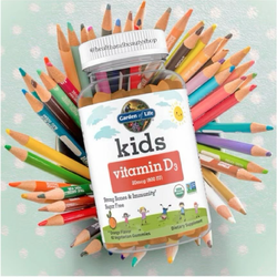 Garden of Life, Kids Vitamin D3 Orange 20 mcg 60 Vegetarian Gummies