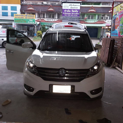 พรมปูพื้นรถยนต์ Glory 508 ปูพรม6D สีแดงเลือดหมู เต็มคัน