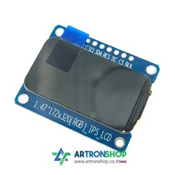 จอ TFT LCD 1.47 นิ้ว 172*320 ST7789 SPI