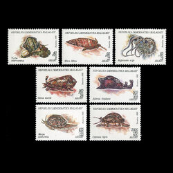 แสตมป์มาลากาซี ชุด MOLLUSKS+1 ชีต ปี 1992 - MALAGASY