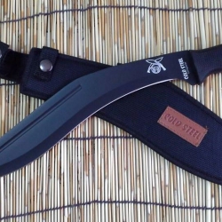 มีดใบตายกรูข่า COLD STEEL ฺBlack Kukri Knife รุ่น COLD STEEL 39LGKT O-1 (OEM)