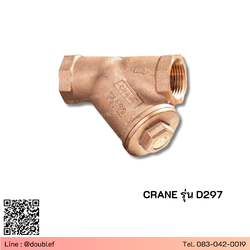CRANE รุ่น D297 Bronze Y-Strainer SE.PN 32 Size 1 1/2"