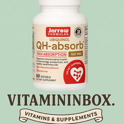 Jarrow Formulas, Ubiquinol QH-Absorb, 100 mg, 60 Softgels