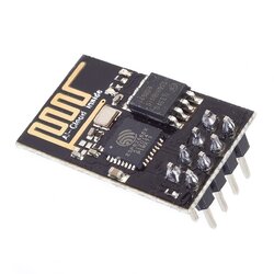 ESP8266 ESP-01 รุ่นใหม่ PCB สีดำ Flash 1MB