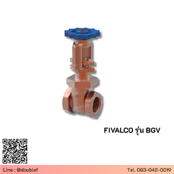 FIVALCO รุ่น BGV Firefly Bronze OS&Y Gate Valve Threaded Ends 175 PSI