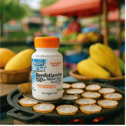 Doctor's Best Benfotiamine 150 mg + Alpha-Lipoic 300 60 Veggie Caps