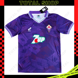 Fiorentina 1992/93 Vintage Jersey เสื้อฟุตบอลฟิออเรนติน่า 7Up