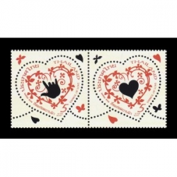 แสตมป์สื่อแห่งความรัก ปี 2557 (ยังไม่ใช้)