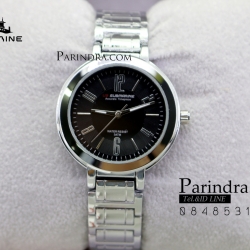 นาฬิกา US submarine รุ่น J123L สายสแตนเลสีเงิน หน้าปัดสีดำตัวเลขสีเงิน