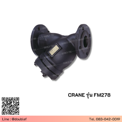 CRANE รุ่น Fm278 Ductile Iron Strainer PN25 Size 12"