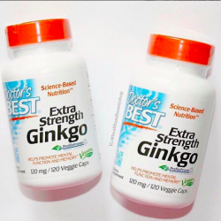 Doctor's Best, Extra Strength Ginkgo, 120 mg, 120 Veggie Caps