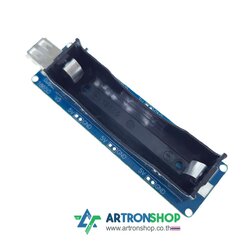 โมดูลชาร์จแบตเตอรี่ 18650 พร้อมช่องจ่ายไฟ 3V/5V USB Battery Shield V3