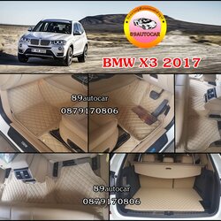 สั่งตัดพรมรถยนต์ ปูพื้นรถ BMW X3 เข้ารูป เต็มคัน