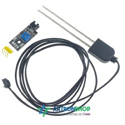 Soil moisture sensor resistance probe