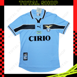 Lazio 1998/99 Home Vintage Jersey เสื้อบอลลาซิโอย้อนยุค เสื้อลาซิโอย้อนยุค Lazio Cirio Puma