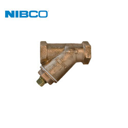 BRONZE Y-STRAINER PN20 , BS21 threaded ends Pressure 300 psi รุ่น NP240 ยี่ห้อ NIBCO