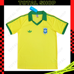 Brazil 1978 Home Retro Jersey เสื้อบอลย้อนยุคบราซิล เสื้อทีมชาติบราซิล
