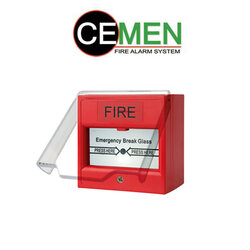 Manual Break Glass With Clear Cover รุ่น U-711 ยี่ห้อ CEMEN