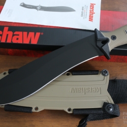 มีดเดินป่า MACHETE ใบตาย Kershaw Camp 10 ใบ 10" รุ่น CAMP10 1077 TAN ของแท้ 100% นำเข้าจาก USA