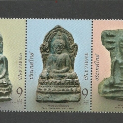 แสตมป์ชุด พระยอดขุนพล พระเบญจภาค เนื้อชิน ปี 2548 (ยังไม่ใช้)