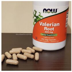 Now Foods Valerian Root 500 mg 100 Veg Capsules