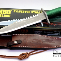 มีดเดินป่าใบตาย RAMBO FIRST BLOOD Sylvester Stallone Signature Edition สุดโหด OEM