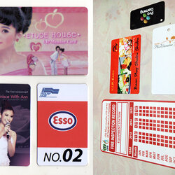 พิมพ์บัตร pvc ขนาดใหญ่ ไม่เกิน 8x14 cm. การ์ดดีไซน์