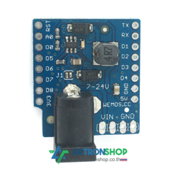 DC Power Shield for WEMOS D1 mini