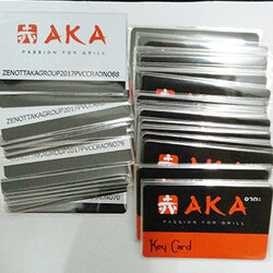 การ์ดไอเดีย บัตรพีวีซี สีไม่ลอก ไม่จาง