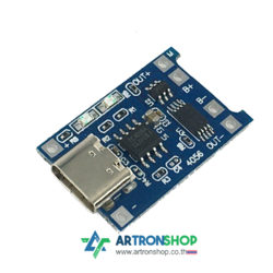 USB Type-C 18650 Lithium Battery Charging Module + Protection โมดูลชาร์จแบตเตอรี่พร้อมวงจรป้องกัน