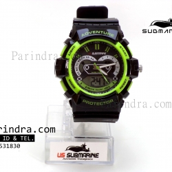 นาฬิกา US submarine TP3160M ดำ-เขียว