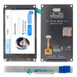 จอ TFT LCD ขนาด 3.5 นิ้ว ทัช Capacitive ST7796U 4-Wire SPI