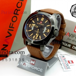 นาฬิกา Naviforce รุ่น NF9062M สายหนังสีน้ำตาล แท้ 100%