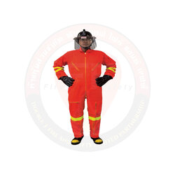 ชุดซ้อมดับเพลิงแบบชุดหมี ชนิดครบชุด หมวก เสื้อ รองเท้า ถุงมือ