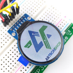 จอ TFT LCD กลม 1.28 นิ้ว 240*240 GC9A01